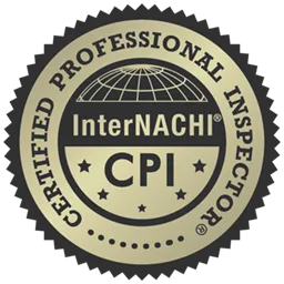 InterNACHI CPI logo signifying certification as a Certified Professional Inspector, representing expertise in home inspections.