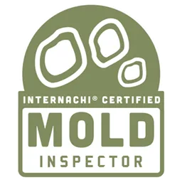 InterNACHI Certified Mold Inspector logo, representing expertise in identifying and evaluating mold in residential and commercial properties.