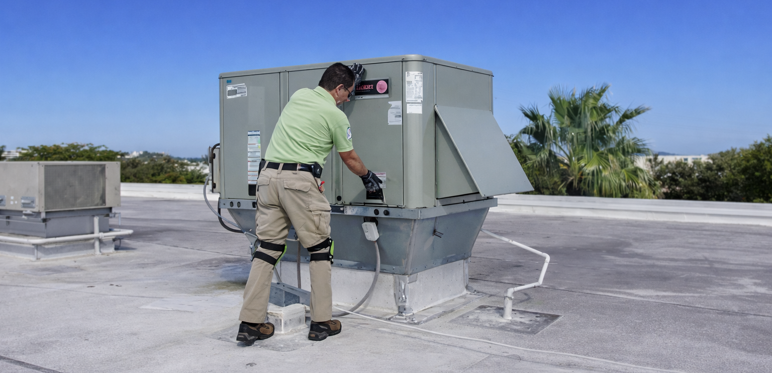 inspector performing a home inspection in Hialeah, Fl