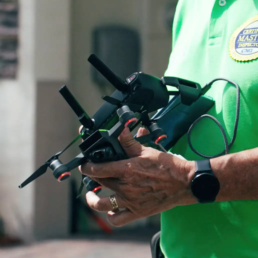 home inspector in Miami with a drone, during a roof inspection in Homestead, Fl, what happend after a home inspection in Florida.